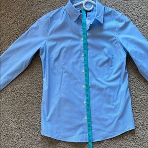 Banana Republic Blue Striped Women’s Office Blouse